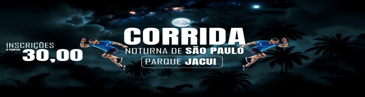 Imagem de divulgação do Night Run Parque Jacui