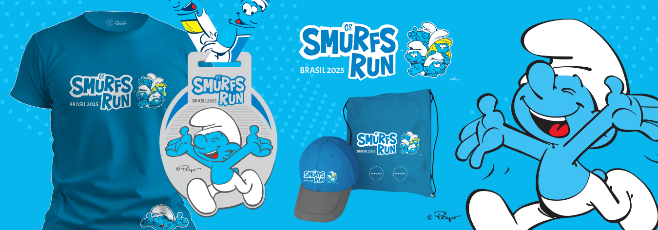 Imagem de divulgação do Smurfs Run - Uberlandia
