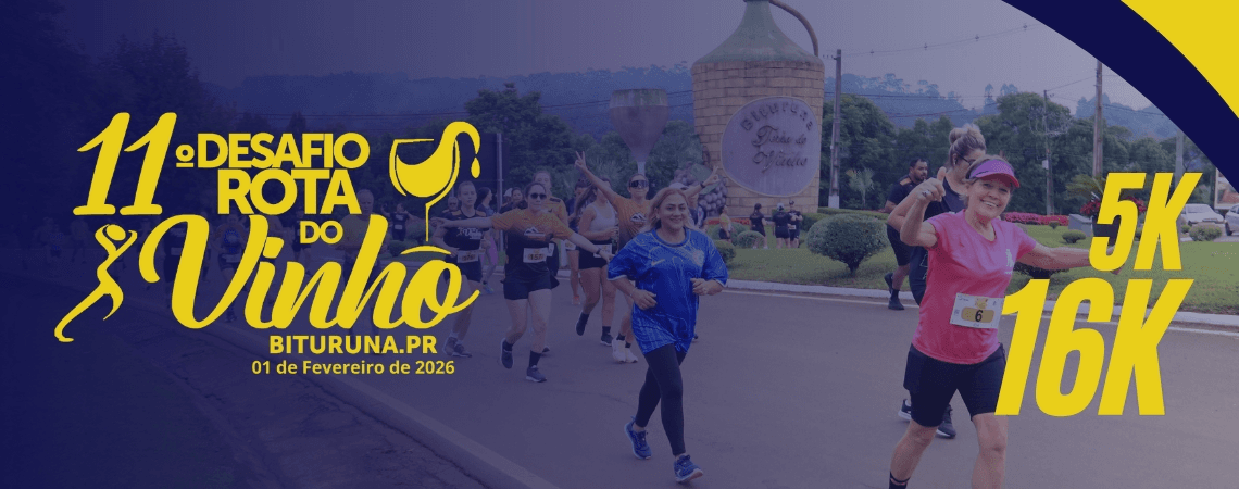 Imagem de divulgação do 11º Desafio Rota Do Vinho